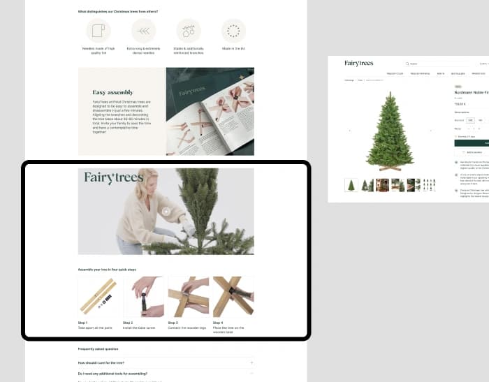 Case study JKB/FairyTrees — Magento 2 ecommerce store with ERP integration, UX/UI design, multistore solution with custom functionalities