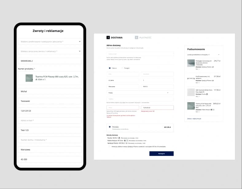 Case study Plastics — Hybrid B2B/B2C with 40k delivery combinations