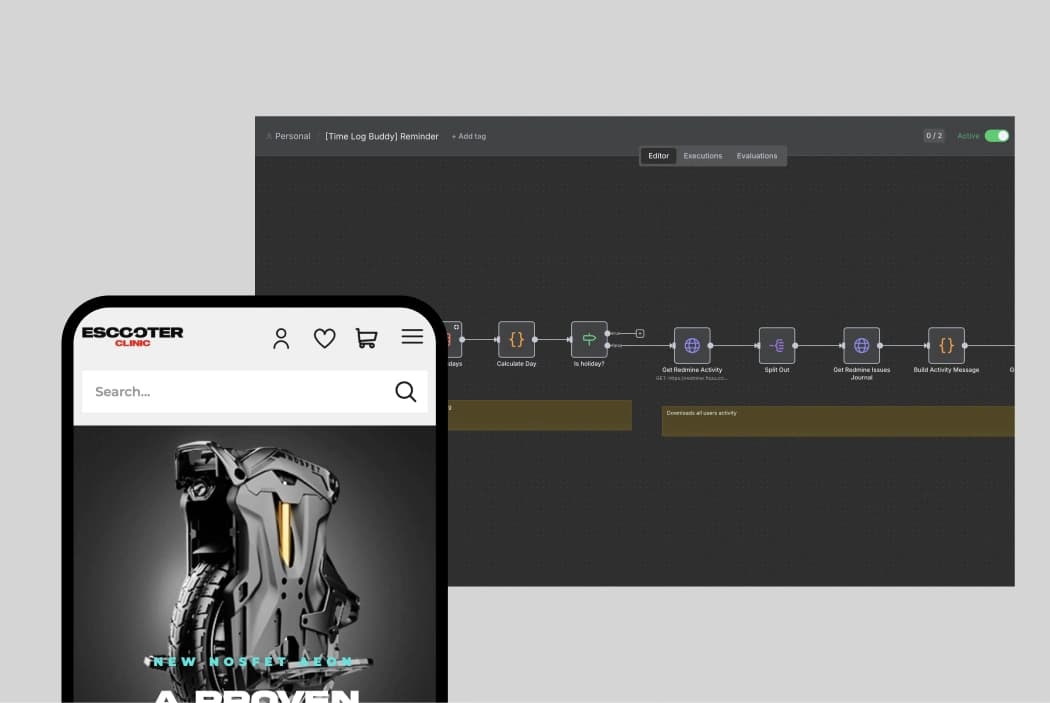 Case study Escooterclinic Agentic Commerce — platforma współpracy ludzi i agentów z Ollama i ComfyUI