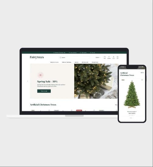 Case study JKB/FairyTrees — sklep ecommerce Magento 2 z integracją ERP, UX/UI design, rozwiązanie multistore z dedykowanymi funkcjonalnościami