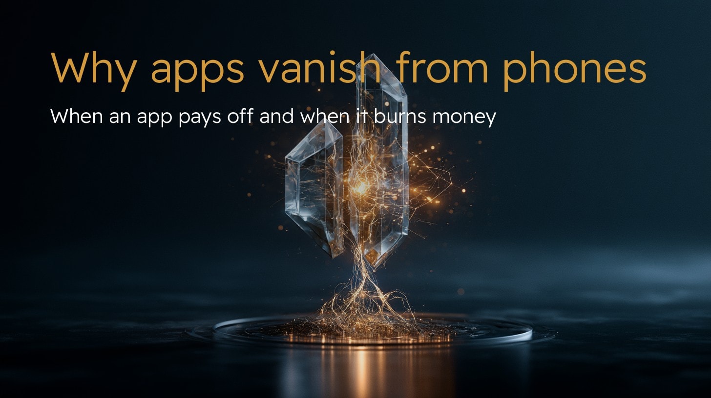 A mobile app for an online store is a separate business